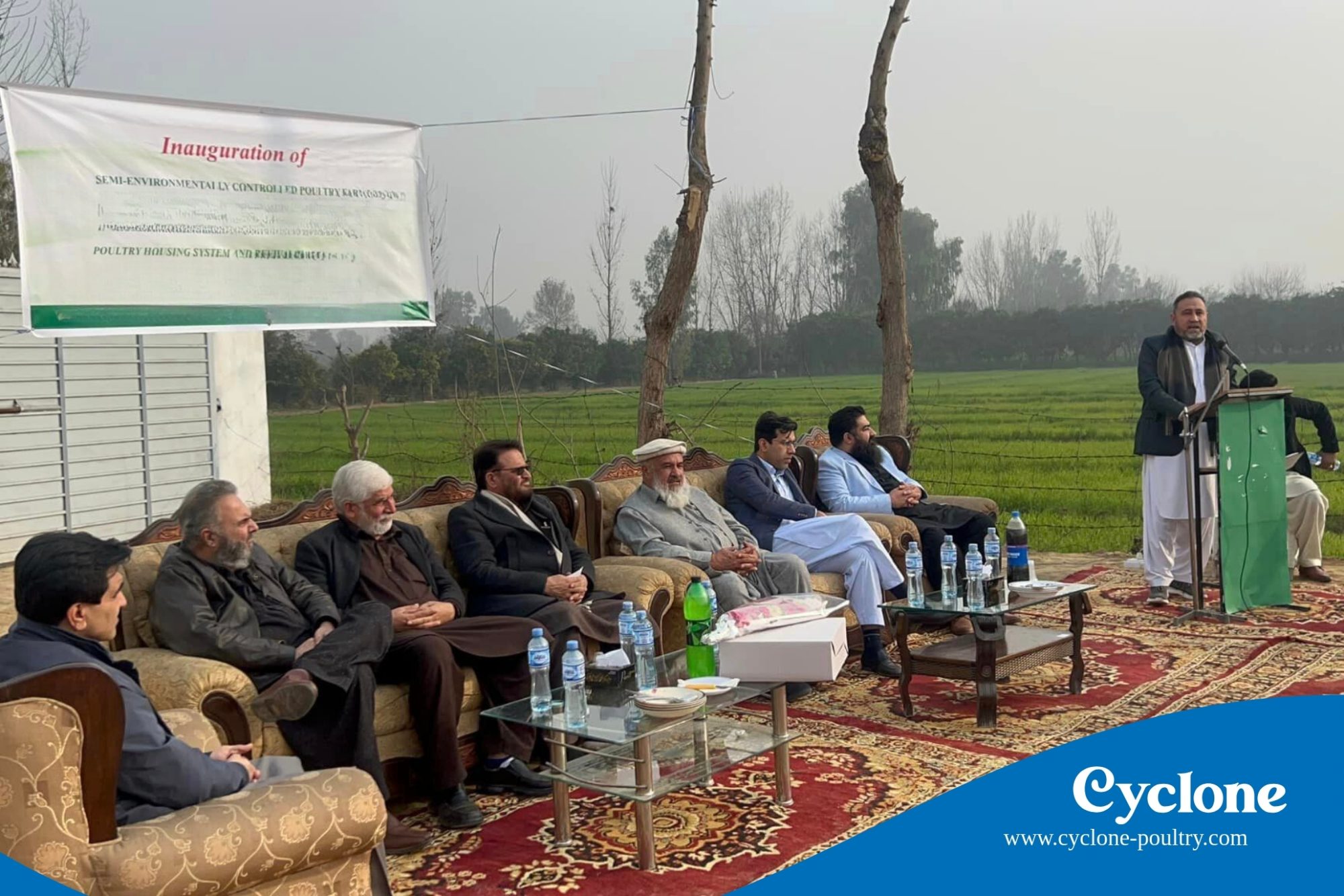 Empowering Rural Farmers Inauguration of EC Poultry Shed, Pakistan